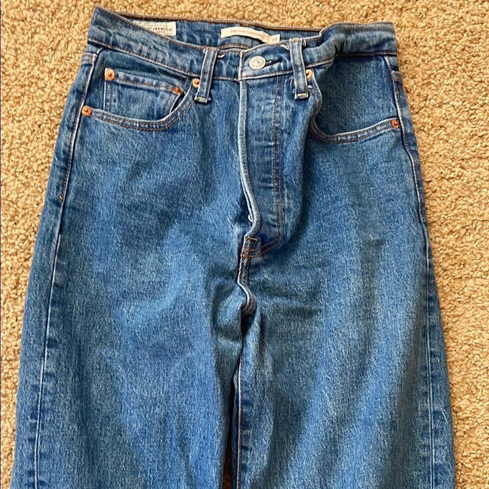 Levi's Blue Straight Leg Women's Jeans